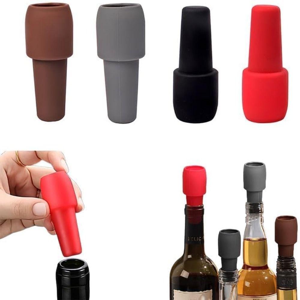 6Pcs Multicolor Silicone Wine Stoppers Reusable Beverage Sealer Wine Bottle Sealer Sparkling Wine
6Pcs Multicolor Silicone Wine Stoppers Reusable Beverage Sealer Wine Bottle Sealer Sparkling Wine