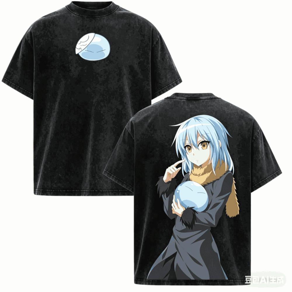 Slime Rimuru Washed T-shirt Year round clothing high quality personality Clothes Plus Size Unisex New Model Washed Vintage Loose XXXL
Slime Rimuru Washed T-shirt Year round clothing high quality personality Clothes Plus Size Unisex New Model Washed Vintage Loose XXXL