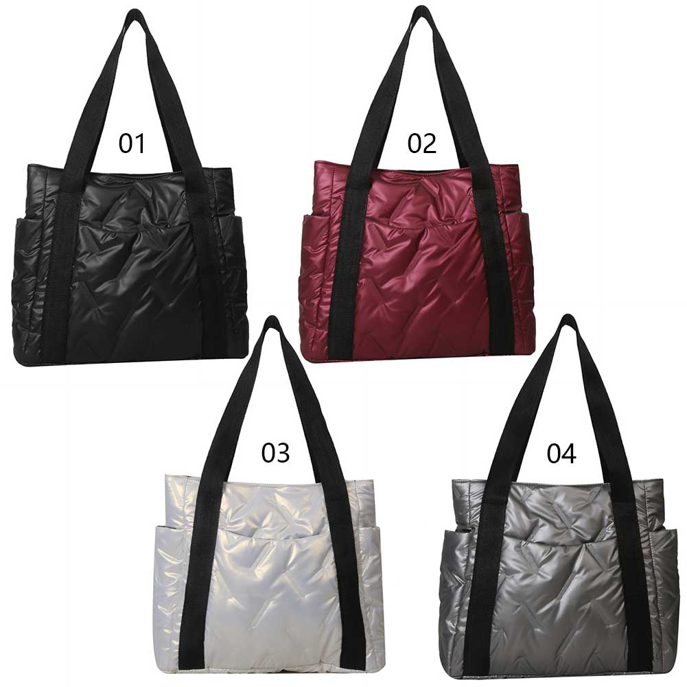 Сумка-тоут для женщин, мягкая, наплечная сумка с несколькими карманами, зимняя сумка, рабочая сумка, сумка для покупок чёрный 
Сумка-тоут для женщин, мягкая, наплечная сумка с несколькими карманами, зимняя сумка, рабочая сумка, сумка для покупок чёрный