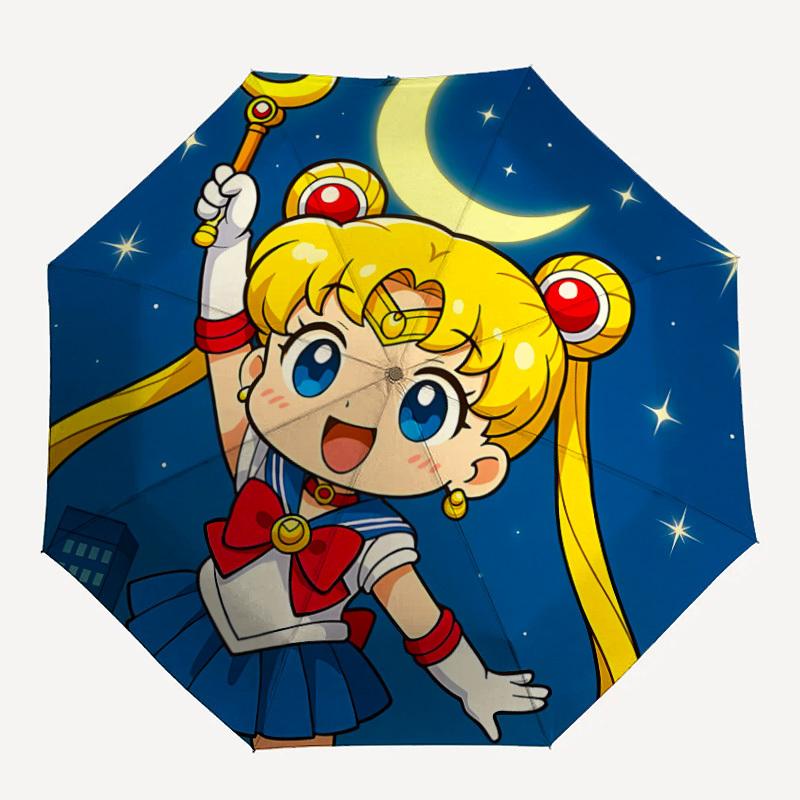 Sailormoon Automatic Cute Umbrella - Foldable with 8 Iron Ribs, Portable for Outdoor, Gift, Outdoor Umbrell, Playful Accessory, Durable High
Sailormoon Automatic Cute Umbrella - Foldable with 8 Iron Ribs, Portable for Outdoor, Gift, Outdoor Umbrell, Playful Accessory, Durable High