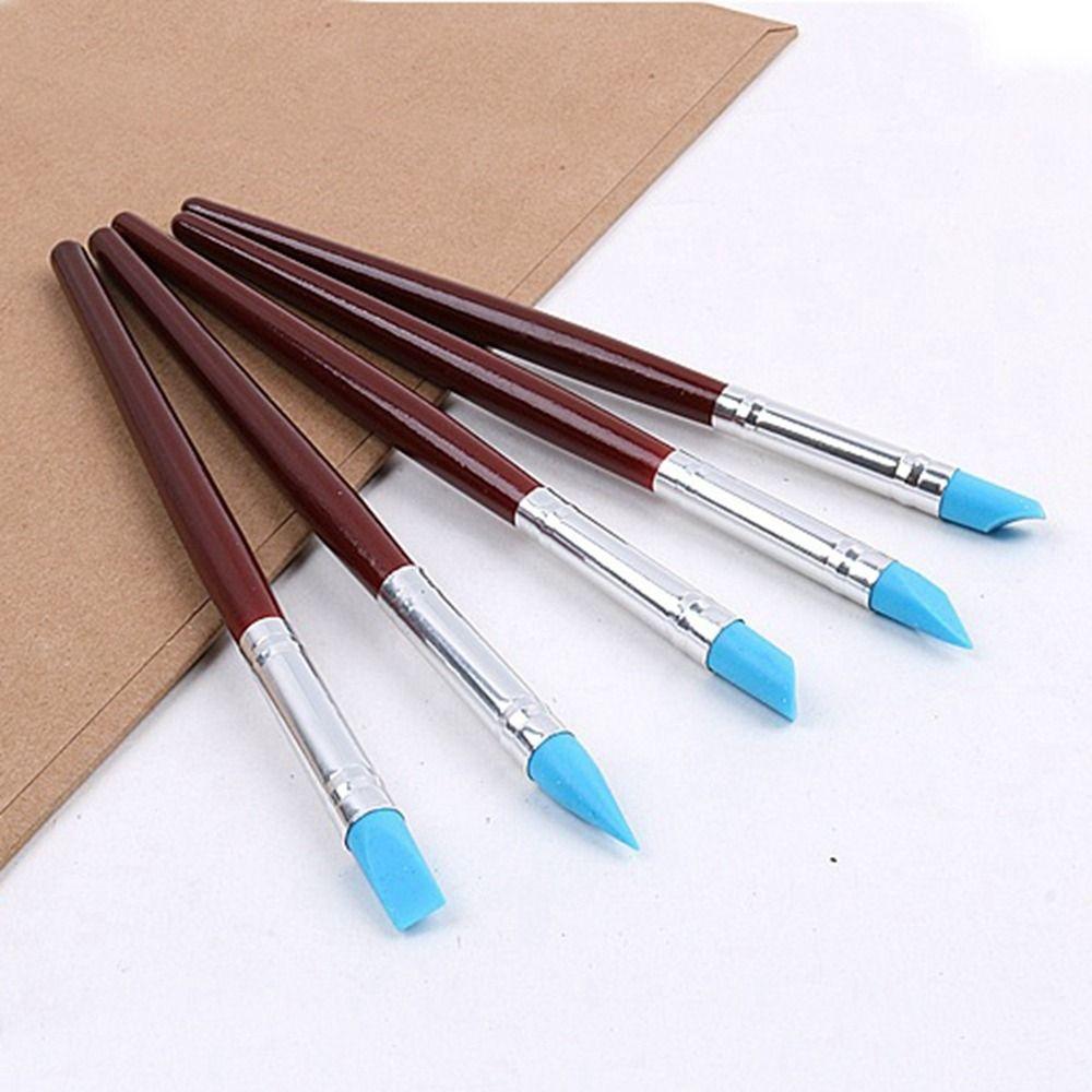 Rubber Pen Nail Art for Pottery Art Art Supplies Painting Brush Clay Sculpting Tool Silicone Brush 5PCS
Rubber Pen Nail Art for Pottery Art Art Supplies Painting Brush Clay Sculpting Tool Silicone Brush 5PCS