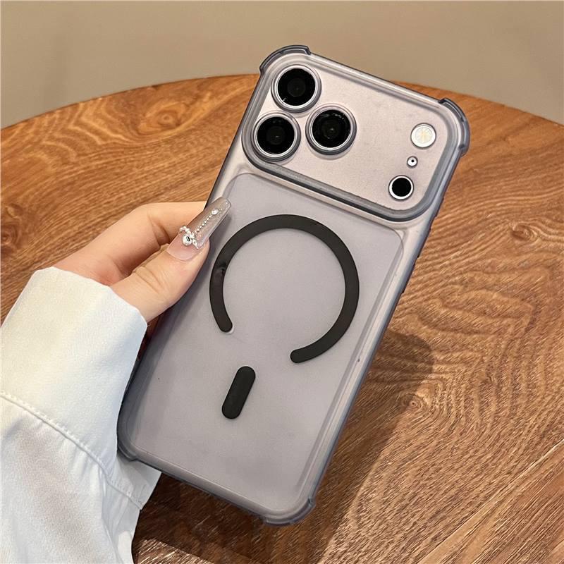 iPhone 17 PRO Magnetic Airbag Frosted TPU Case, Drop-Proof, Fully Enclosed, Soft Protective Cover 11 Pro Max прозрачный черный
iPhone 17 PRO Magnetic Airbag Frosted TPU Case, Drop-Proof, Fully Enclosed, Soft Protective Cover 11 Pro Max прозрачный черный