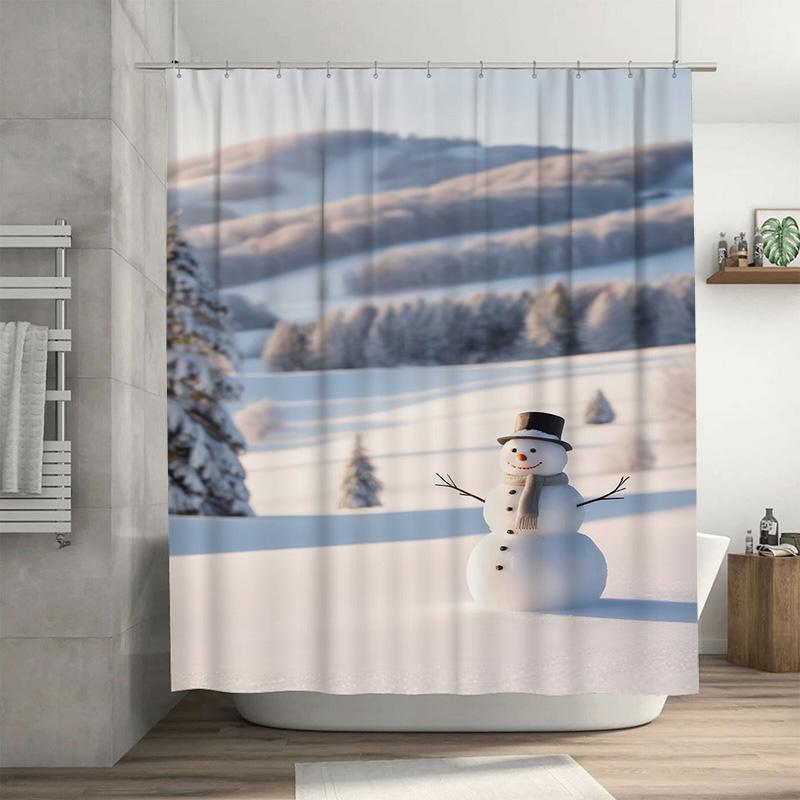 Tuniu Festive Winter Snowman Bathroom Shower Curtain Waterproof Cute Holiday Decor Cozy Farmhouse Style Home Decor Gift Idea W60H190(CM)-1 Pcs
Tuniu Festive Winter Snowman Bathroom Shower Curtain Waterproof Cute Holiday Decor Cozy Farmhouse Style Home Decor Gift Idea W60H190(CM)-1 Pcs