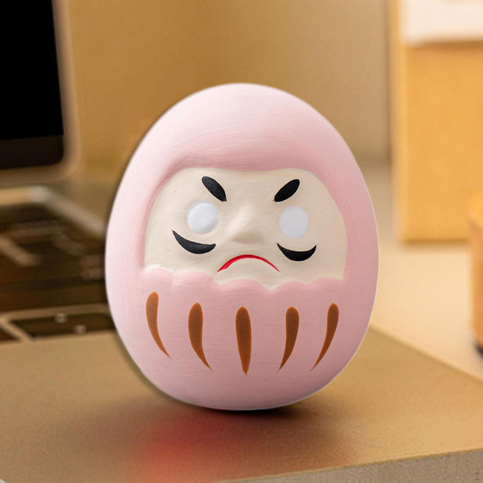 Decorative Japanese Daruma, Ceramic Figurine, Handmade Design, Ideal for Home Decor (Home, Bedroom, рожевий
Decorative Japanese Daruma, Ceramic Figurine, Handmade Design, Ideal for Home Decor (Home, Bedroom, рожевий