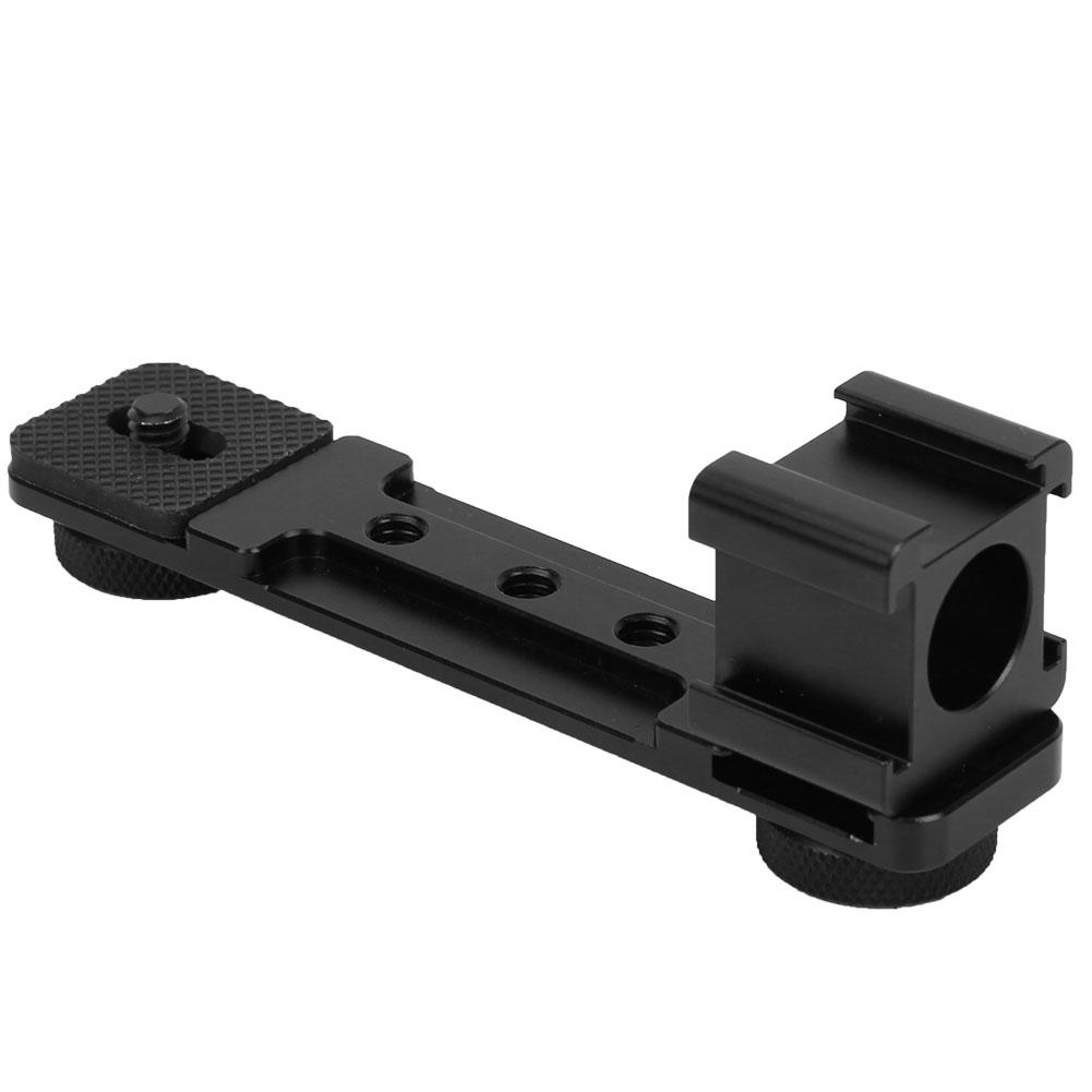 Aluminum Alloy Triple Hot Shoe Mount Light Bracket Extension Rod for Gimbal Camera Phone
Aluminum Alloy Triple Hot Shoe Mount Light Bracket Extension Rod for Gimbal Camera Phone
