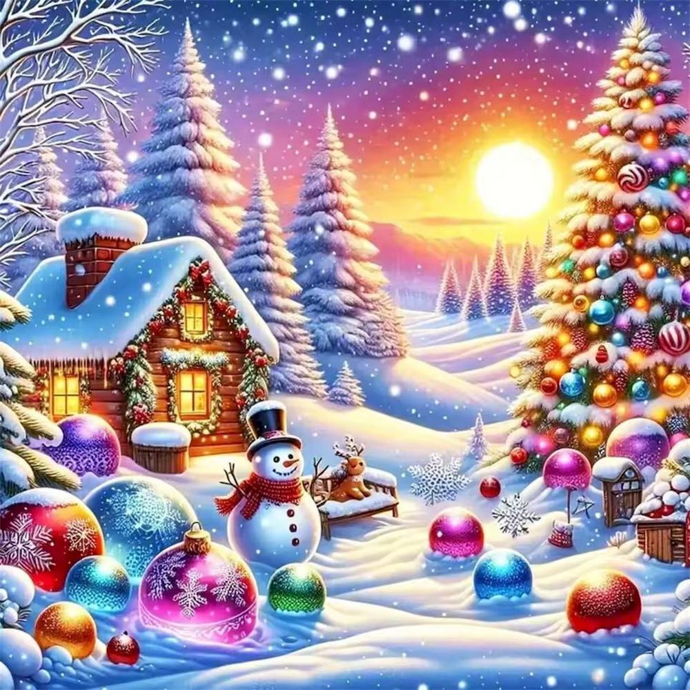 5D Diamond Painting Christmas Items Festive Atmosphere Gifts Handicrafts Diy Kit Embroidery Diamond Mosaic Paintings Set Round 20x20cm
5D Diamond Painting Christmas Items Festive Atmosphere Gifts Handicrafts Diy Kit Embroidery Diamond Mosaic Paintings Set Round 20x20cm