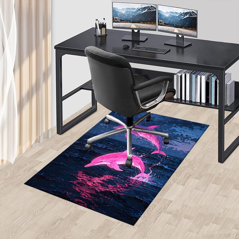 1pc Pink Dolphin Chair Mat: Anime Cartoon Design, Non-Slip Carpet for Office Chairs, Suitable for All Seasons and Decorations.H082 60cm by 90cm
1pc Pink Dolphin Chair Mat: Anime Cartoon Design, Non-Slip Carpet for Office Chairs, Suitable for All Seasons and Decorations.H082 60cm by 90cm