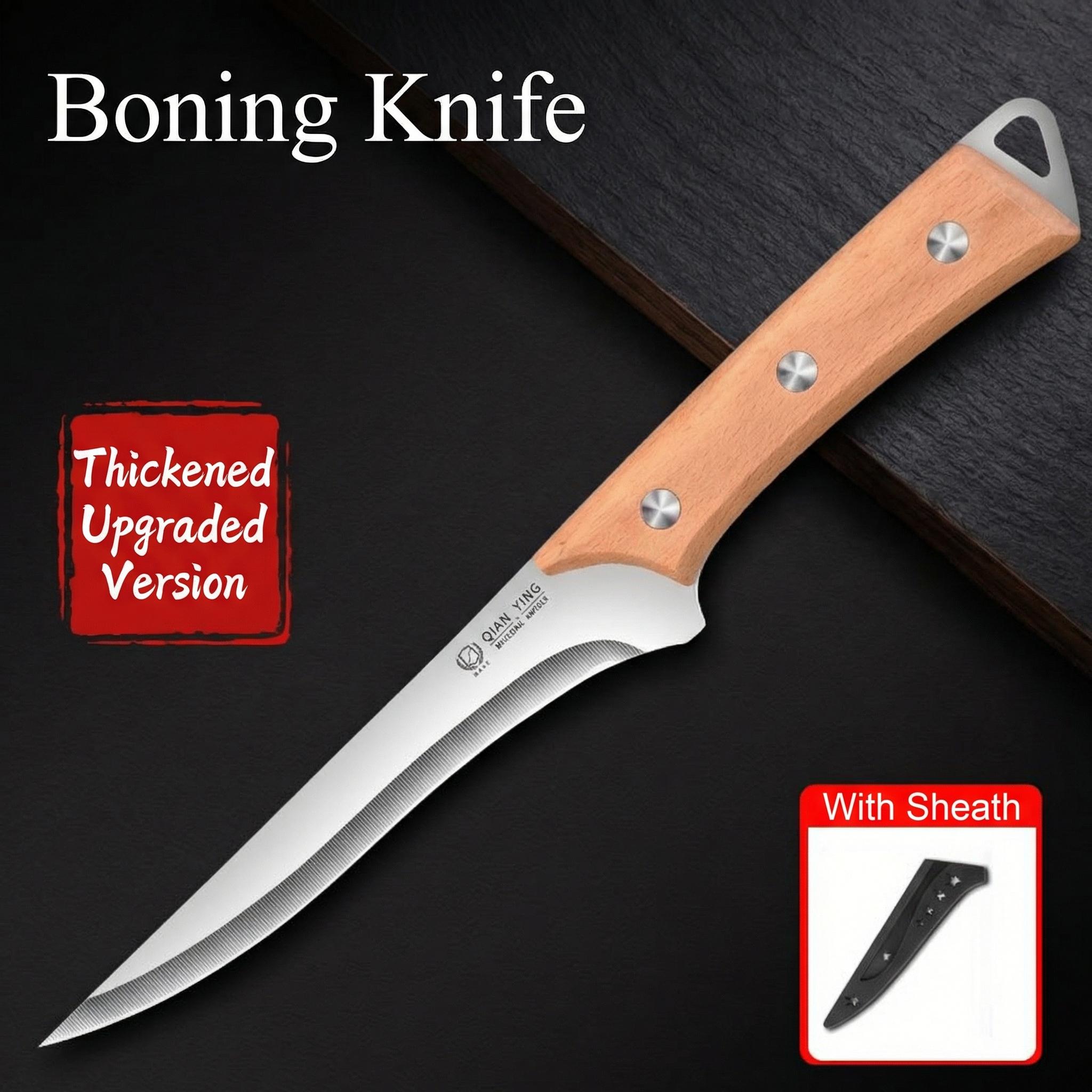 Professional boning knives and high-hardness kitchen knives are suitable for slaughtering pigs, cattle and sheep in the kitchen
Professional boning knives and high-hardness kitchen knives are suitable for slaughtering pigs, cattle and sheep in the kitchen