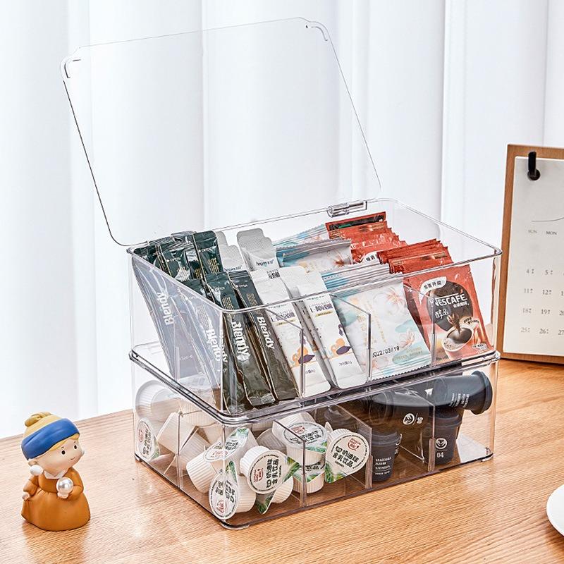 TY-0925 Flip Top Coffee Tea Bag Storage Box Transparent PET Organizer Container Type A
TY-0925 Flip Top Coffee Tea Bag Storage Box Transparent PET Organizer Container Type A