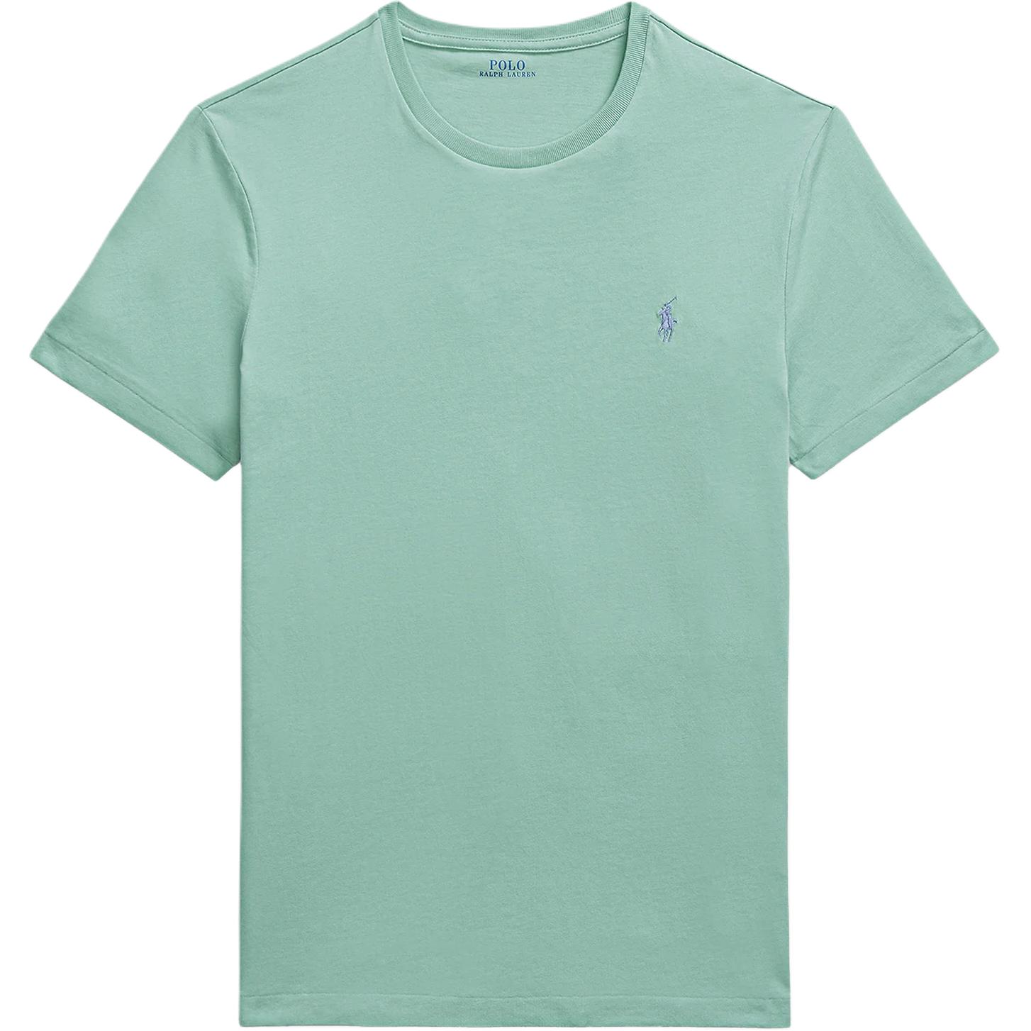 Футболка с логотипом Polo Ralph Lauren, облегающего кроя, с круглым вырезом, мужская, топы, зеленая, 710671438415-300 M
Футболка с логотипом Polo Ralph Lauren, облегающего кроя, с круглым вырезом, мужская, топы, зеленая, 710671438415-300 M