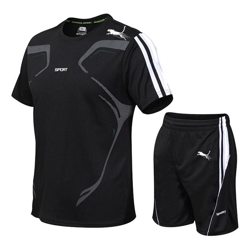 Summer Popular Men s Mesh T-shirt + Shorts Suit Sports Print Casual Fashion Short-sleeved T-shirt Suit Men s Jogging Suit M-4XL S
Summer Popular Men s Mesh T-shirt + Shorts Suit Sports Print Casual Fashion Short-sleeved T-shirt Suit Men s Jogging Suit M-4XL S