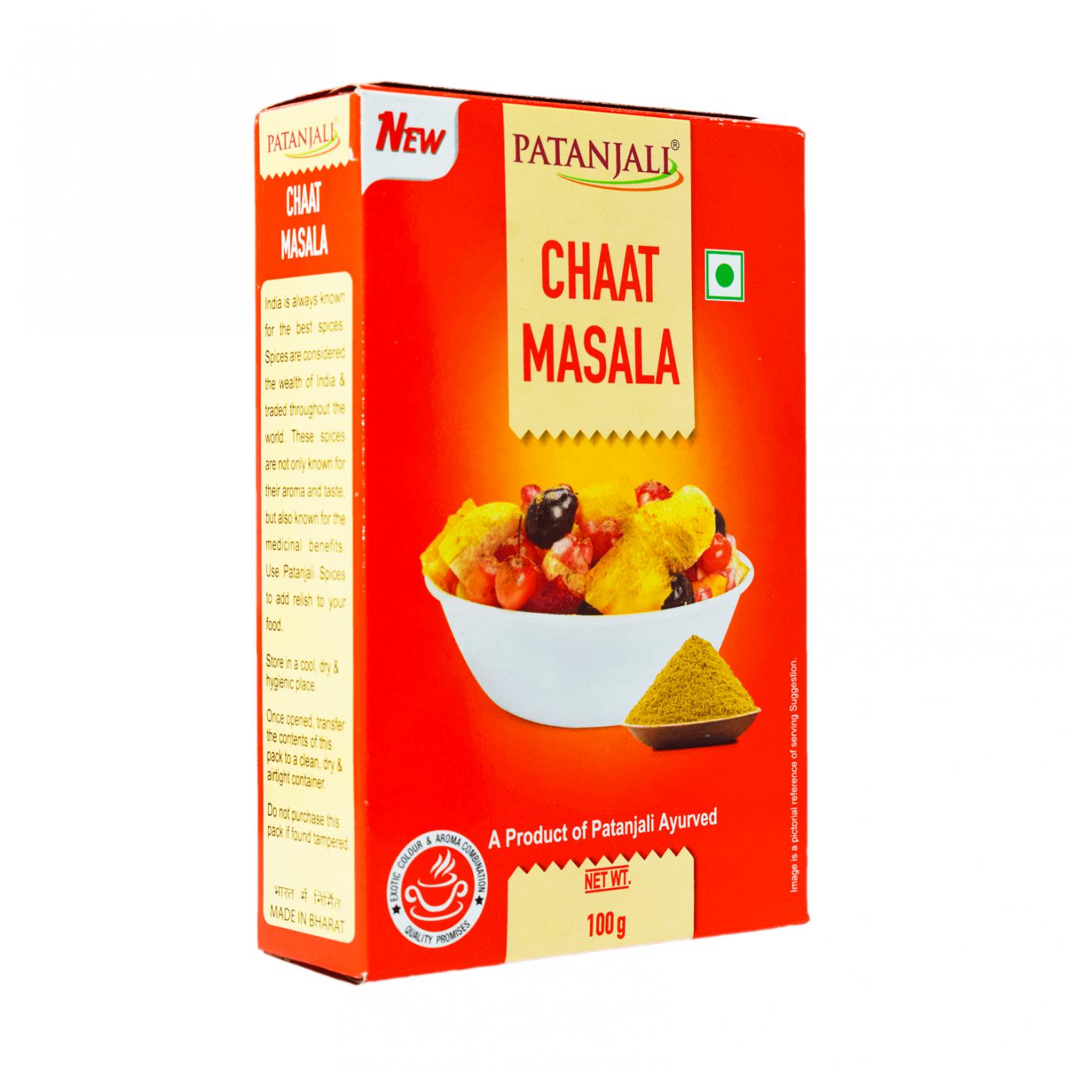 Чат Масала (100 г), Chaat Masala, Patanjali
Чат Масала (100 г), Chaat Masala, Patanjali