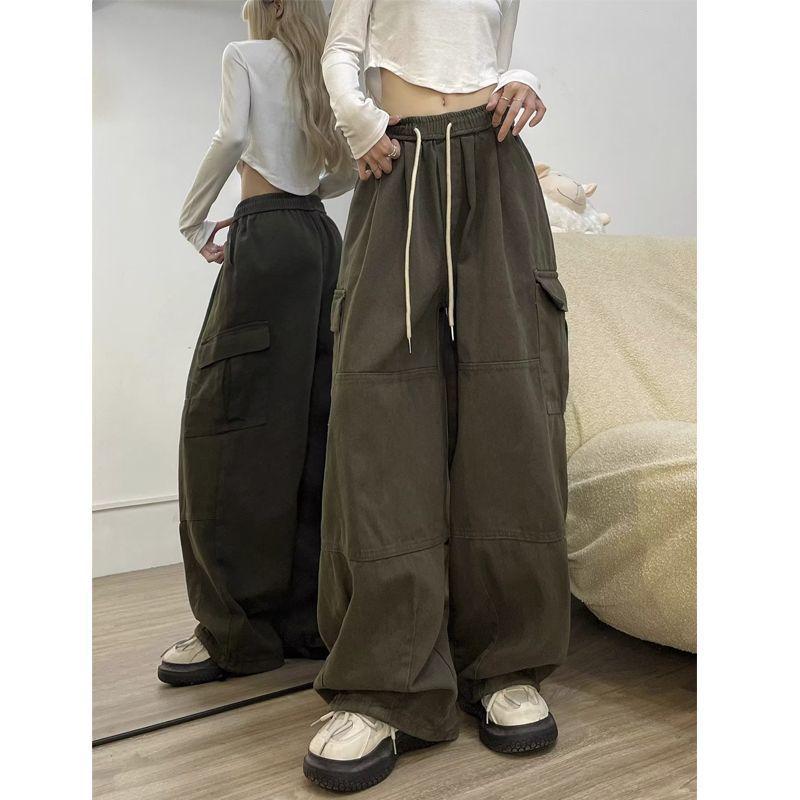 Spring/Summer Plus Size Slimming Cargo Windbreaker Pants - Wide Leg, Floor Length, Casual Style 2XL армия зеленый
Spring/Summer Plus Size Slimming Cargo Windbreaker Pants - Wide Leg, Floor Length, Casual Style 2XL армия зеленый