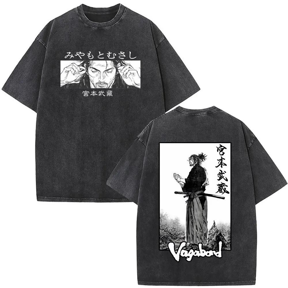 Vintage Washed Anime Vagabond Miyamoto Musashi Graphic Tshirts Unisex Women Clothing Oversized Short Sleeve T Shirts Streetwear S
Vintage Washed Anime Vagabond Miyamoto Musashi Graphic Tshirts Unisex Women Clothing Oversized Short Sleeve T Shirts Streetwear S