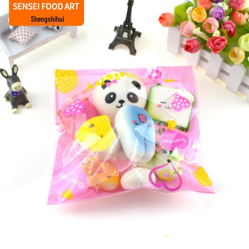 Squishy Bread & Cake Pendant Set, 10pcs with Exquisite Packaging - Slow Rebound PU.
Squishy Bread & Cake Pendant Set, 10pcs with Exquisite Packaging - Slow Rebound PU.