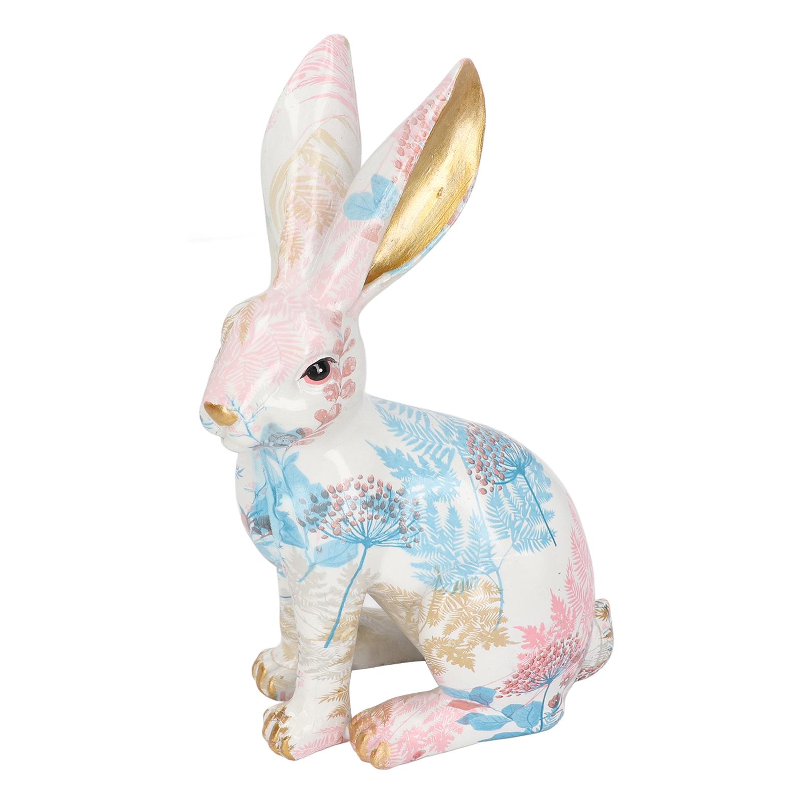 Colorful Rabbit Statue European Style Hand Crafted Rabbit Figure Nontoxic Synthetic Resin Rabbit
Colorful Rabbit Statue European Style Hand Crafted Rabbit Figure Nontoxic Synthetic Resin Rabbit