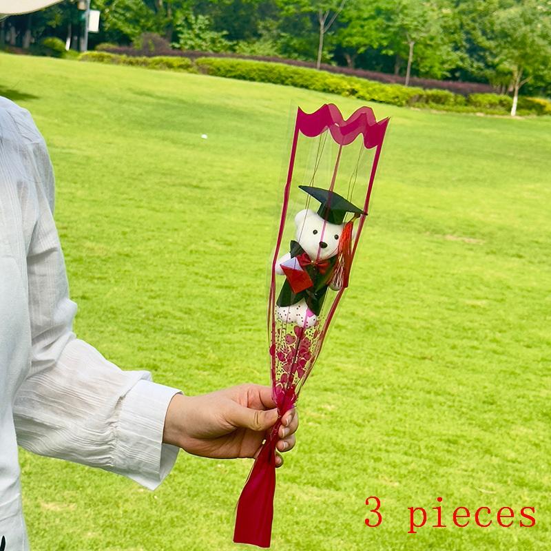 3Pcs Party Supplies Home Decor Doctor Bear Artificial Flowers Bouquet For Valentine S Day Diy Gift Ornament Wedding Accessories A3
3Pcs Party Supplies Home Decor Doctor Bear Artificial Flowers Bouquet For Valentine S Day Diy Gift Ornament Wedding Accessories A3