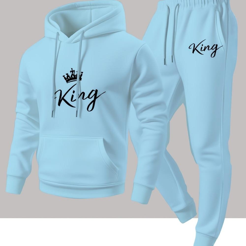 Men S Trendy Fashion Hoodie with Crown King Design And Matching Sweatpants Set XXL
Men S Trendy Fashion Hoodie with Crown King Design And Matching Sweatpants Set XXL