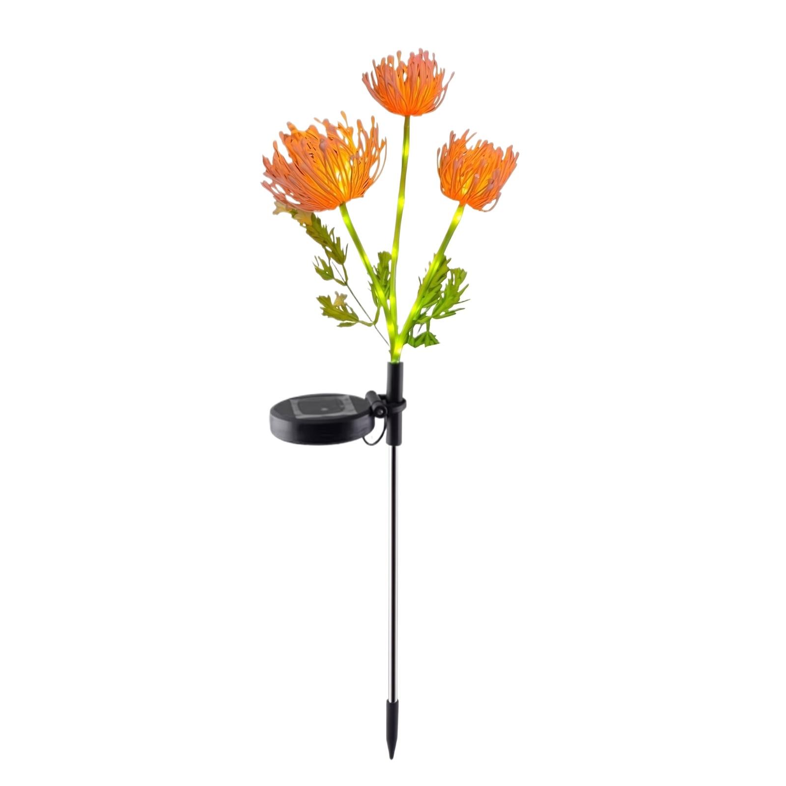 Solar Powered Outdoor Artificial Flower Garden Lights with Stake for Yard Pathway Lawn Decoration Waterproof Durable one size
Solar Powered Outdoor Artificial Flower Garden Lights with Stake for Yard Pathway Lawn Decoration Waterproof Durable one size