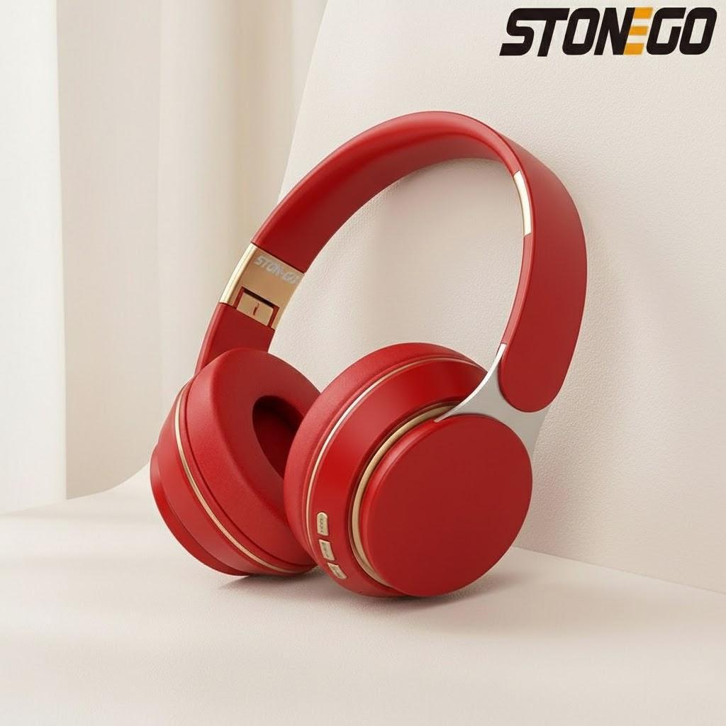 Wireless Bluetooth Headphones Foldable HiFi Deep Bass Noise Cancelling Earphones with HD Microphone and PU Leather Earmuffs
Wireless Bluetooth Headphones Foldable HiFi Deep Bass Noise Cancelling Earphones with HD Microphone and PU Leather Earmuffs