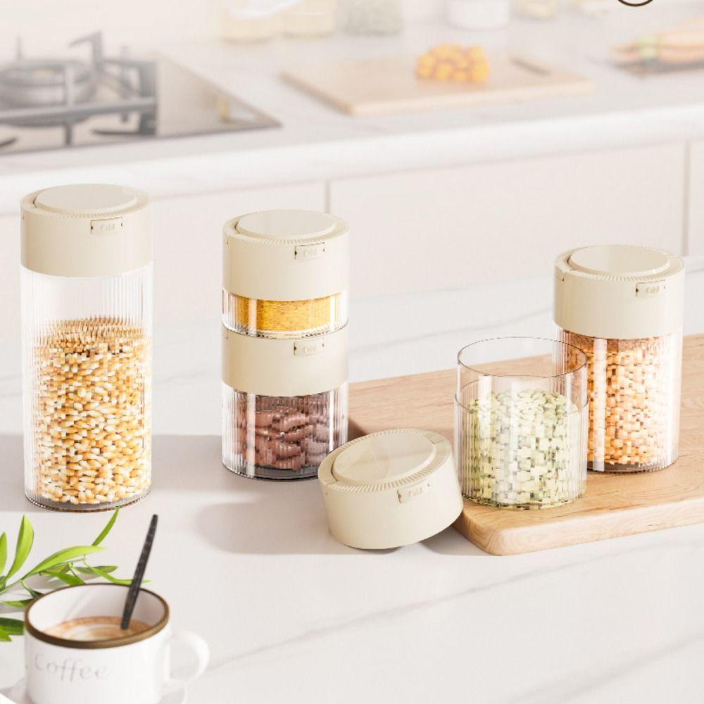 Press Type Hermetic Containers Eco-friendly Sealed Container Airtight Kitchen Jars Coffee Bar M
Press Type Hermetic Containers Eco-friendly Sealed Container Airtight Kitchen Jars Coffee Bar M