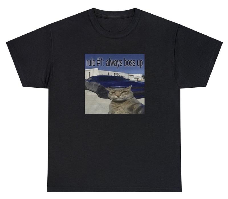 Rule #1 Always Boss Up Unisex T-Shirt Funny Cat Lover Meme Humor Saying Gift Tee S
Rule #1 Always Boss Up Unisex T-Shirt Funny Cat Lover Meme Humor Saying Gift Tee S