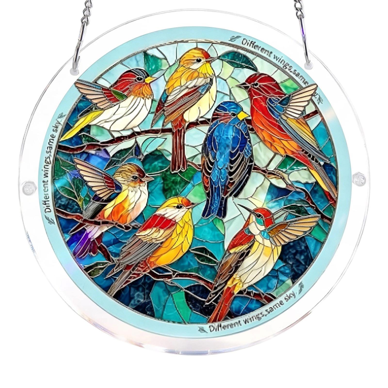 Acrylic Puzzle Hanging Ornament 83 Pieces 2D Stained Glass Style Decorative Window Suncatcher Indoor Outdoor Use One Size
Acrylic Puzzle Hanging Ornament 83 Pieces 2D Stained Glass Style Decorative Window Suncatcher Indoor Outdoor Use One Size