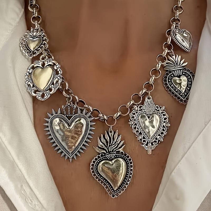 1Pc Fashion Exquisite Women s O-chain Choker Necklace Geometric Irregular Heart-shaped Pendant Necklace Y2K Daily Party Jewelry
1Pc Fashion Exquisite Women s O-chain Choker Necklace Geometric Irregular Heart-shaped Pendant Necklace Y2K Daily Party Jewelry