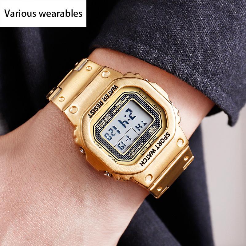 Новые модные тенденции мужские деловые часы для спорта на открытом воздухе персональные квадратные цифровые электронные часы
Новые модные тенденции мужские деловые часы для спорта на открытом воздухе персональные квадратные цифровые электронные часы