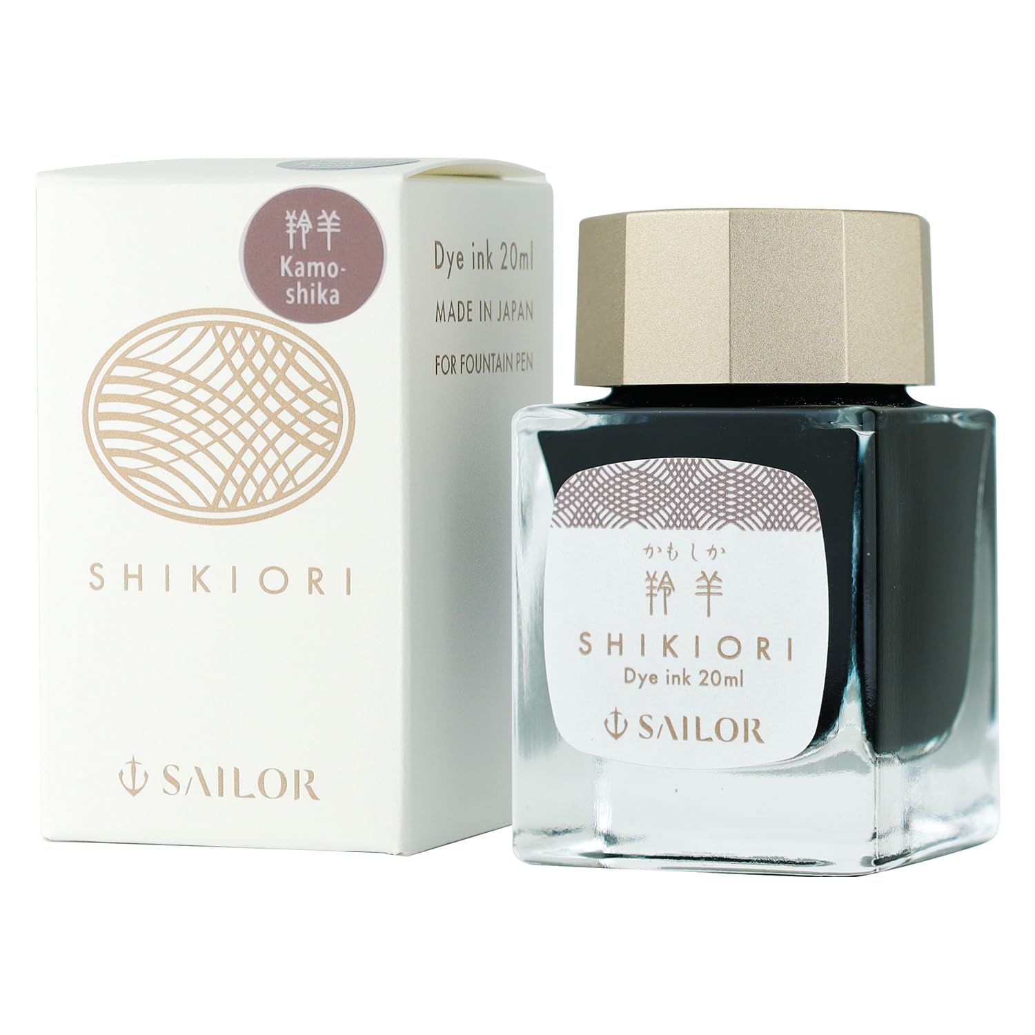 Sailor Fountain Pen Bottle Ink for Fountain Pen SHIKIORI Rengo Dye 20ml -Shikiori-Sansui 13-1008-232
Sailor Fountain Pen Bottle Ink for Fountain Pen SHIKIORI Rengo Dye 20ml -Shikiori-Sansui 13-1008-232