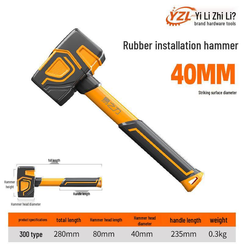 Large Rubber Tiling Mallet for Floor Installation
Large Rubber Tiling Mallet for Floor Installation
