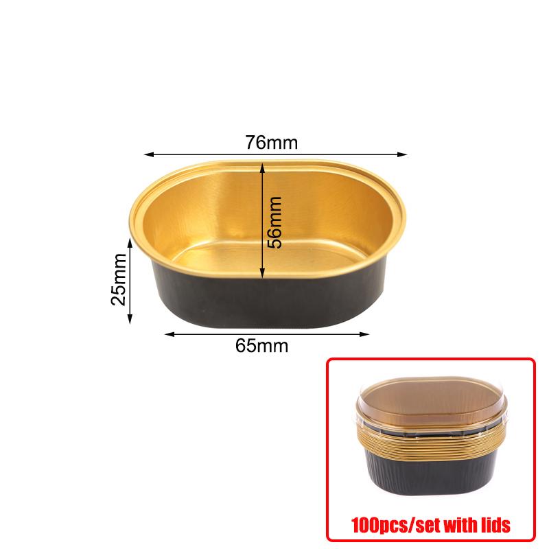100Pcs 68ML Clear Lids Heat Resistant For Aluminum Foil Oval Non-Stick Baking Cups Cake Containers With Cakes чёрный
100Pcs 68ML Clear Lids Heat Resistant For Aluminum Foil Oval Non-Stick Baking Cups Cake Containers With Cakes чёрный