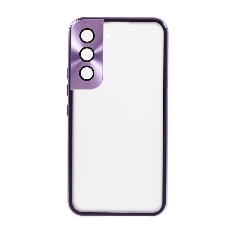 For Samsung Galaxy S21 5G Security Lock Magnetic Phone Case Metal Frame Double Sided Tempered Glass Clear Cover Light Purple
For Samsung Galaxy S21 5G Security Lock Magnetic Phone Case Metal Frame Double Sided Tempered Glass Clear Cover Light Purple