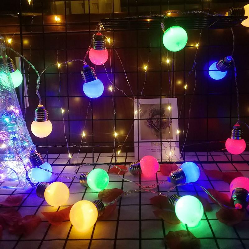 Hanging LED Light String Lamp Bulb for Home Yard Christmas Party Decoration//3 meters with 20 lights Colorful
Hanging LED Light String Lamp Bulb for Home Yard Christmas Party Decoration//3 meters with 20 lights Colorful