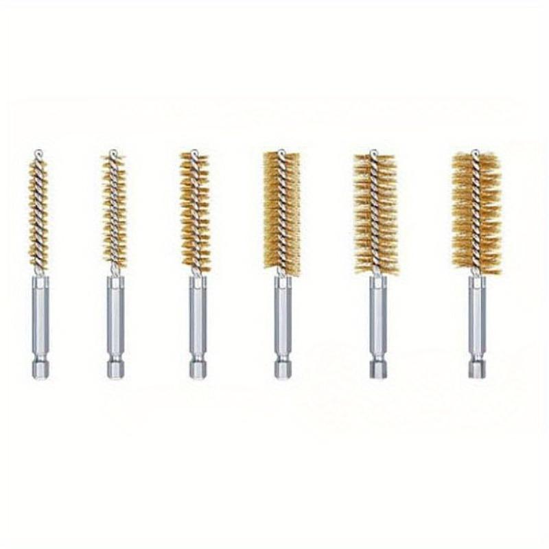 6pcs Stainless Steel Wire Tube Brush, Multi-specification Steel Wire Brush, Deburring, Rust Removal, Hole Cleaning Brush, Polishing Inner Hole 6pcs золотой
6pcs Stainless Steel Wire Tube Brush, Multi-specification Steel Wire Brush, Deburring, Rust Removal, Hole Cleaning Brush, Polishing Inner Hole 6pcs золотой