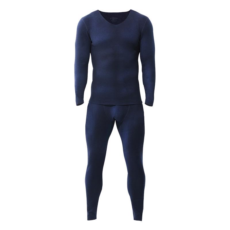 Мужской термобелье с V-образным вырезом — утолщенное, плюс бархат, шерстяная подкладка для зимы и осени. XXXL
Мужской термобелье с V-образным вырезом — утолщенное, плюс бархат, шерстяная подкладка для зимы и осени. XXXL