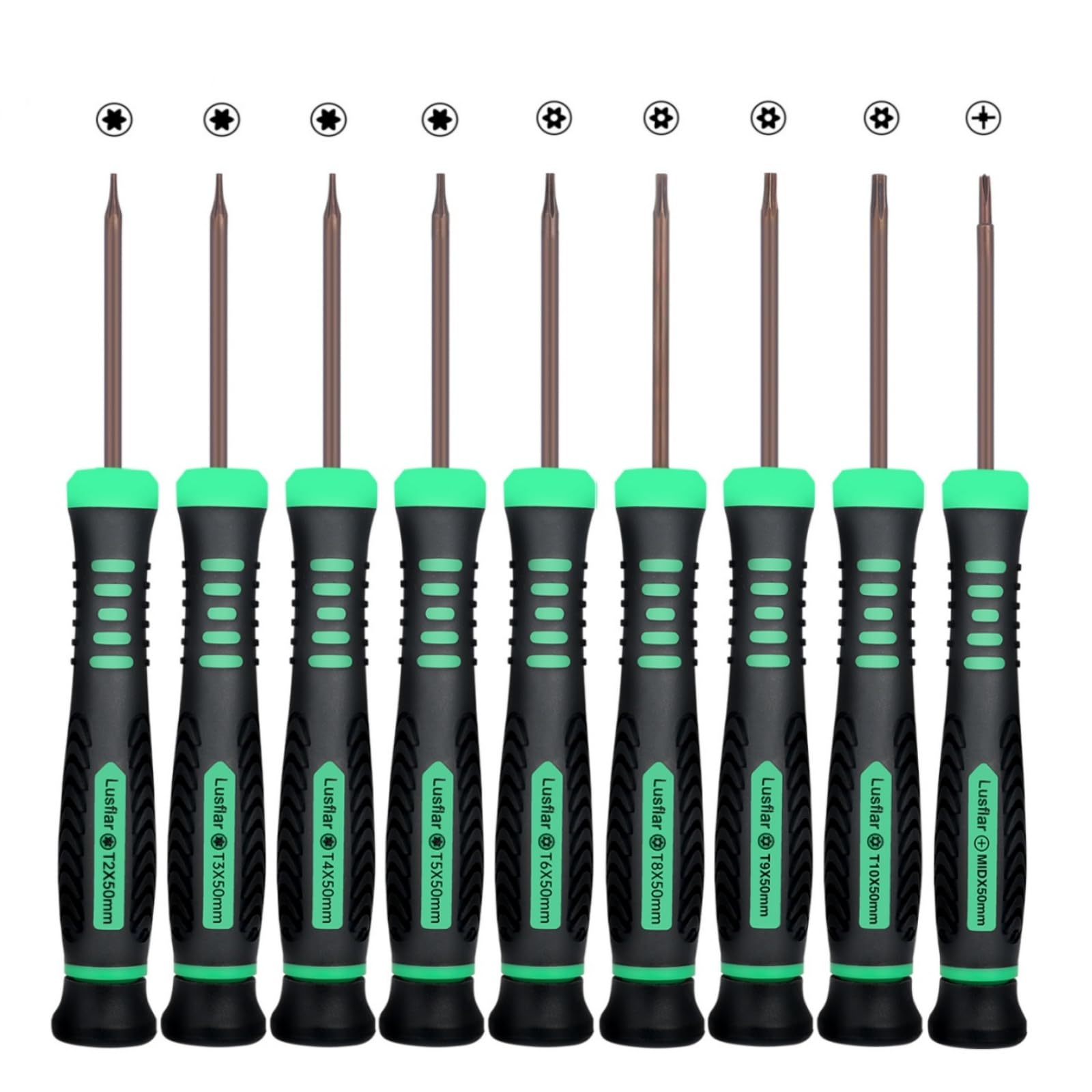 Torx Star Screwdriver Includes and MID Magnetized Precision Screwdrivers for Repairing and Other Devices 9-Piece Set, T2, T3, T4, T5, T6, T8, T9, T10,
Torx Star Screwdriver Includes and MID Magnetized Precision Screwdrivers for Repairing and Other Devices 9-Piece Set, T2, T3, T4, T5, T6, T8, T9, T10,