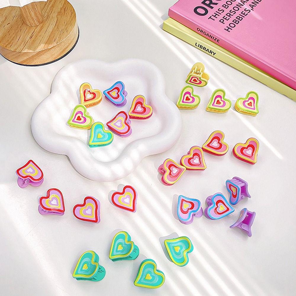 Корейский стиль красочные шпильки для волос Love Shape Y2K заколки сладкий допамин волосы коготь женщины
Корейский стиль красочные шпильки для волос Love Shape Y2K заколки сладкий допамин волосы коготь женщины