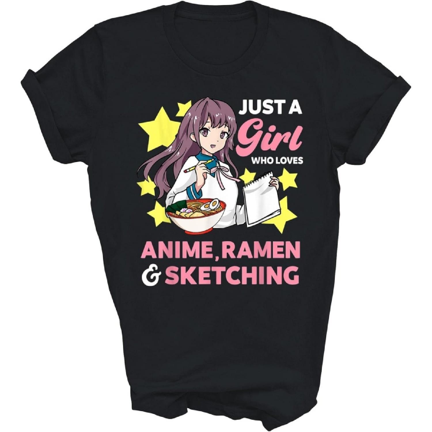 Above Good Tee Just A Girl Who Loves Anime Ramen and Sketching Drawing Unisex Shirt Gift Women Men XXXXXL чорний
Above Good Tee Just A Girl Who Loves Anime Ramen and Sketching Drawing Unisex Shirt Gift Women Men XXXXXL чорний