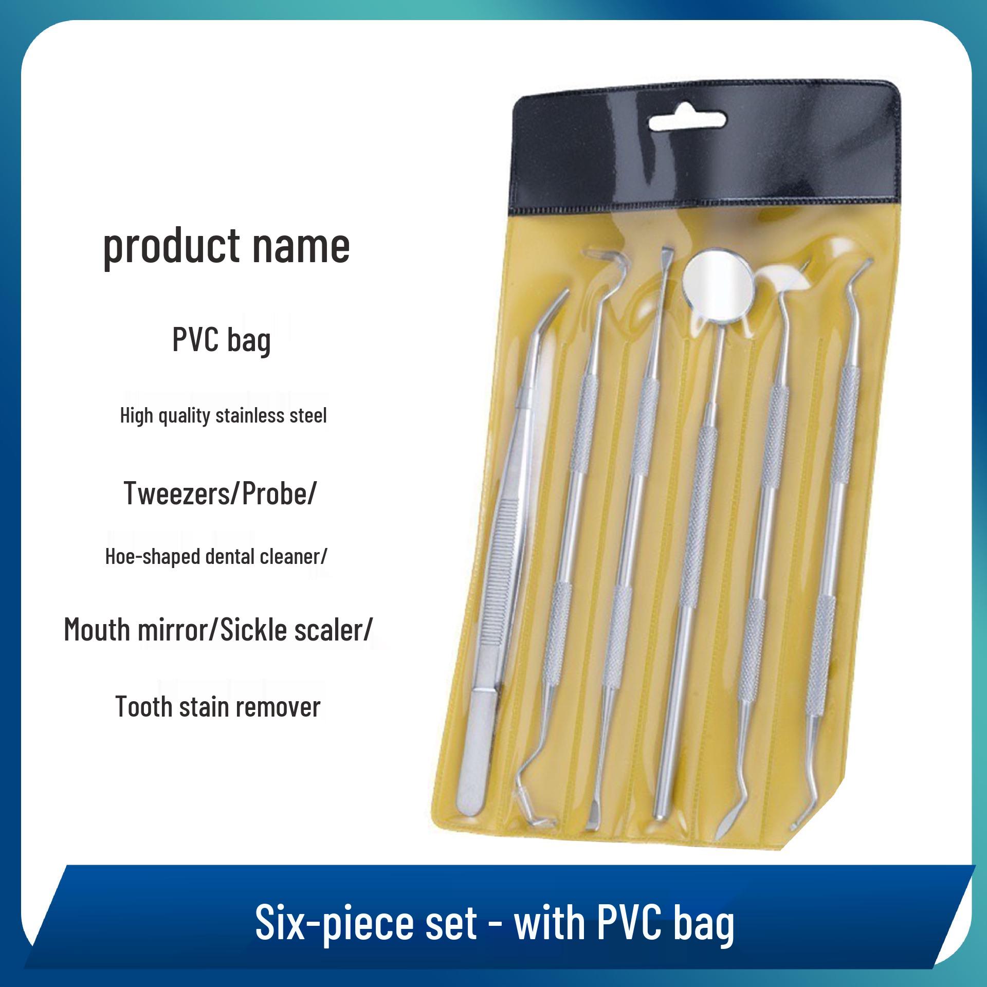 Набір стоматологічних інструментів для чищення зубів: Видаляйте плями, зубний камінь та наліт за допомогою дзеркала та зонда
Набір стоматологічних інструментів для чищення зубів: Видаляйте плями, зубний камінь та наліт за допомогою дзеркала та зонда