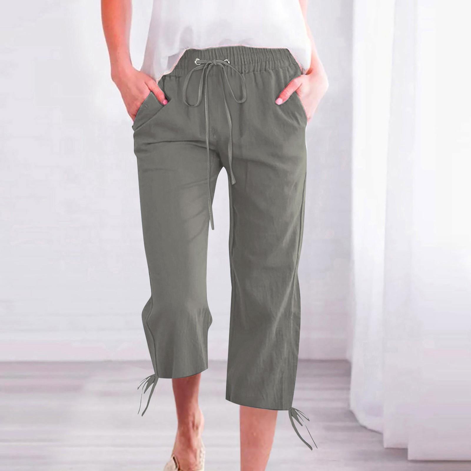 Women s Fashion Solid Color Elastic Waisted Drawstring Pocket Casual Pencil Pants XXXL світло-сірий колір
Women s Fashion Solid Color Elastic Waisted Drawstring Pocket Casual Pencil Pants XXXL світло-сірий колір