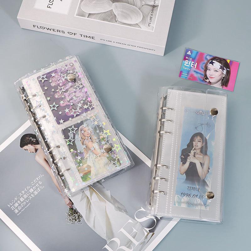 A6 6-Hole High-Transparency Vertical Card Album Inner Page - Compact 3-Inch Four-Grid Storage for Daily & Weekly Cards.
A6 6-Hole High-Transparency Vertical Card Album Inner Page - Compact 3-Inch Four-Grid Storage for Daily & Weekly Cards.
