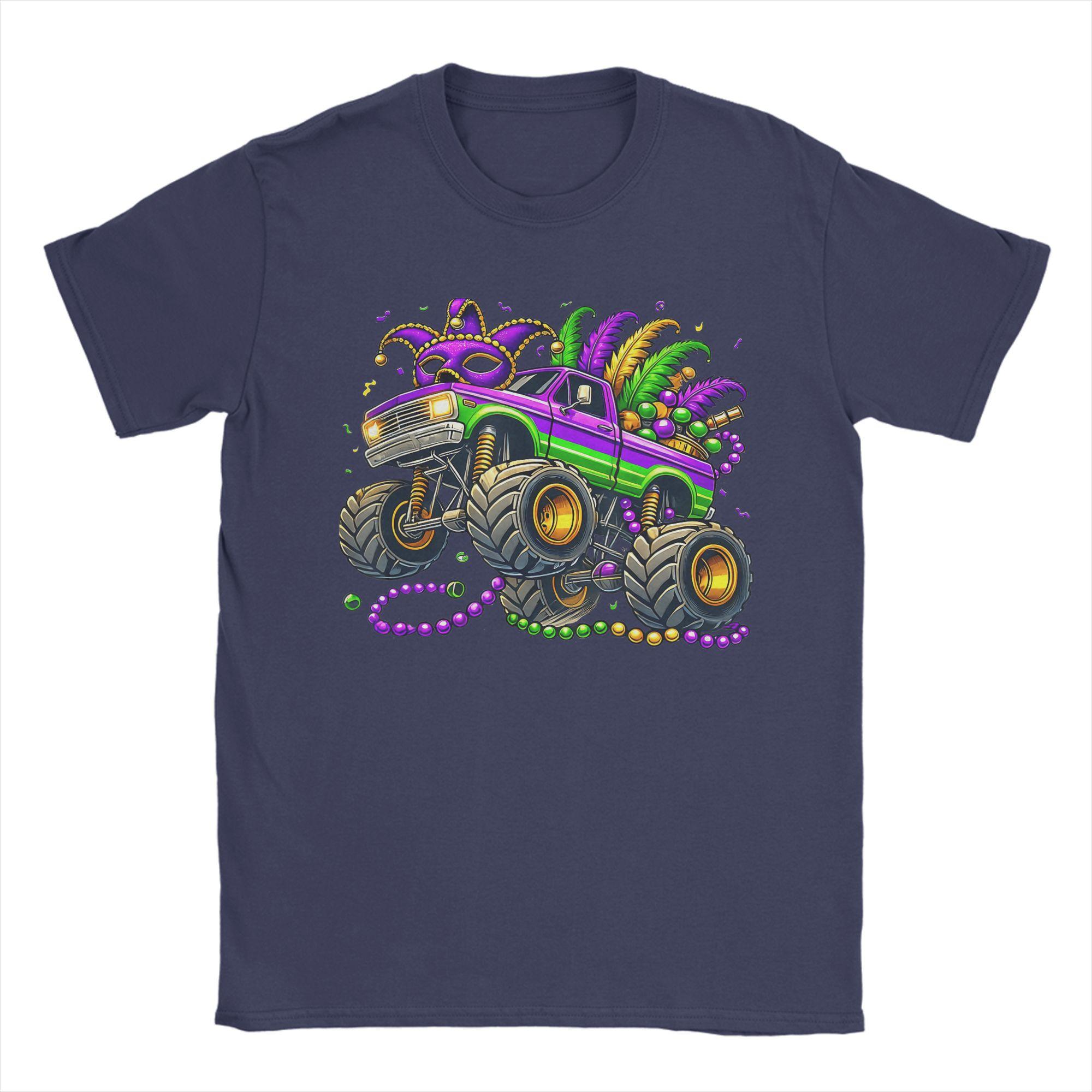 Mardi Gras Monster Truck Unisex T Shirts Vintage Tees Short Sleeve Round Collar TShirts Cotton Original Clothes 4XL
Mardi Gras Monster Truck Unisex T Shirts Vintage Tees Short Sleeve Round Collar TShirts Cotton Original Clothes 4XL