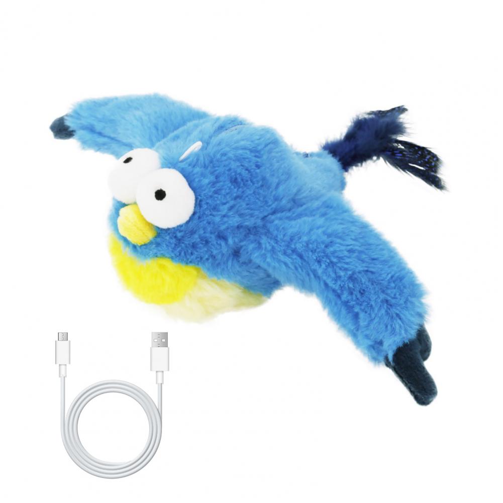 Flapping Bird Cat Toy Rechargeable Flapping Sparrow with Chirping Sounds Catnip Interactive Plush Bird Toy for Cats Play XXL синий
Flapping Bird Cat Toy Rechargeable Flapping Sparrow with Chirping Sounds Catnip Interactive Plush Bird Toy for Cats Play XXL синий