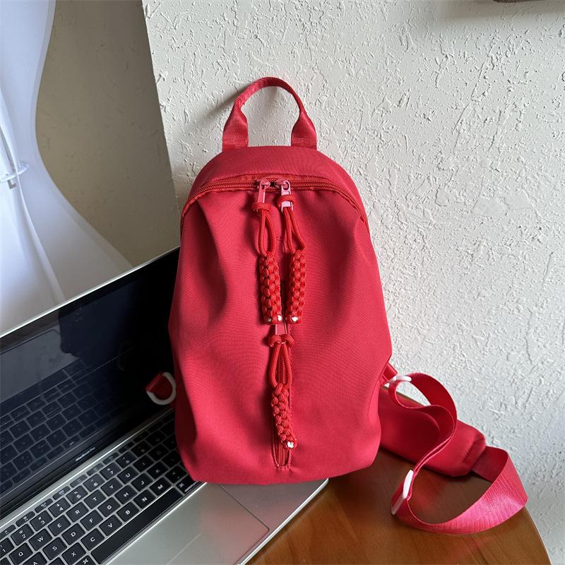 Ruyi Knot Large Capacity Personality Trend Multifunctional Sweet Small Fresh Casual Korean Version Sports One Shoulder Crossbody Breast Bag червоний
Ruyi Knot Large Capacity Personality Trend Multifunctional Sweet Small Fresh Casual Korean Version Sports One Shoulder Crossbody Breast Bag червоний