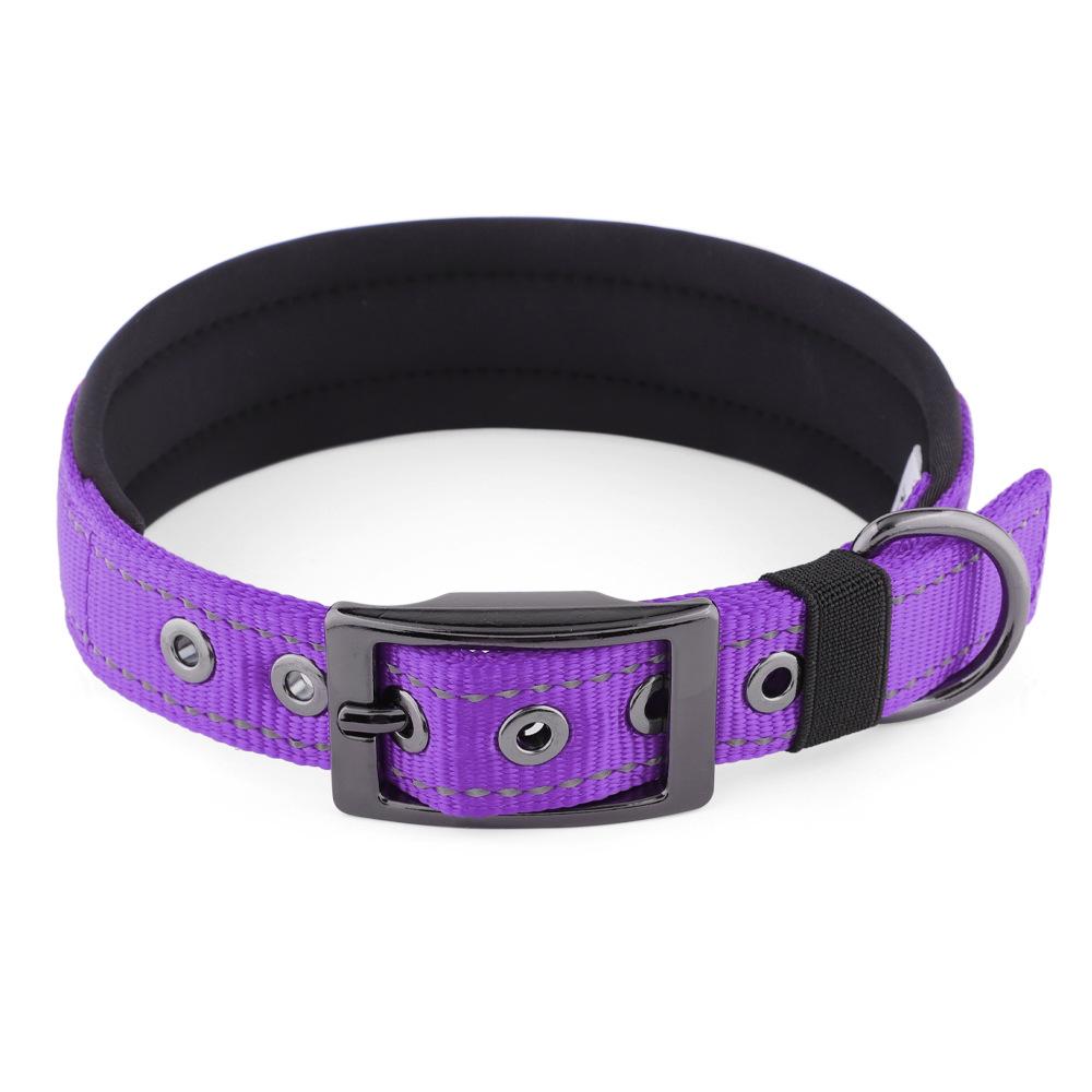 Reflective Black Neoprene Dog Collar - Anti-choke, Available for Small to Large Dogs S фиолетовый
Reflective Black Neoprene Dog Collar - Anti-choke, Available for Small to Large Dogs S фиолетовый