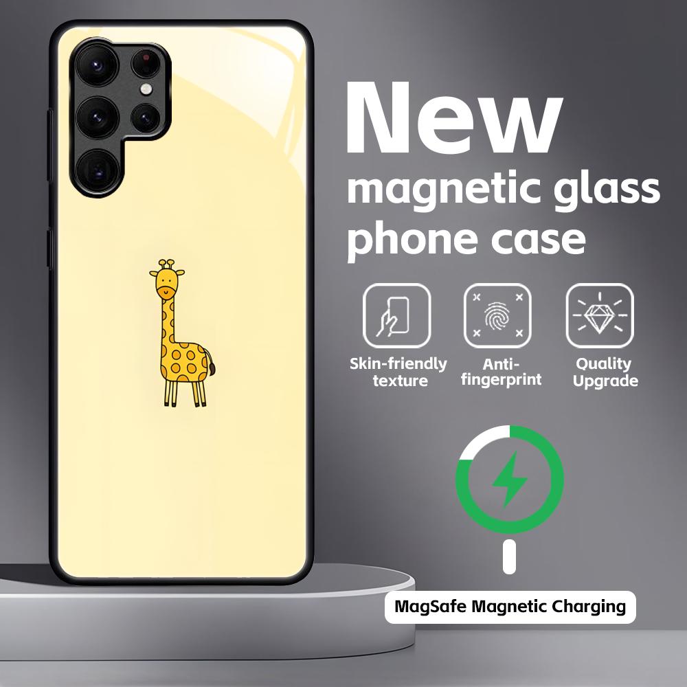 Cute giraffe Phone Case For Samsung S26 S25 S24 S23 S22 S21 Plus Ultra Note20 Glass Magnetic Case Galaxy S25 Edge
Cute giraffe Phone Case For Samsung S26 S25 S24 S23 S22 S21 Plus Ultra Note20 Glass Magnetic Case Galaxy S25 Edge