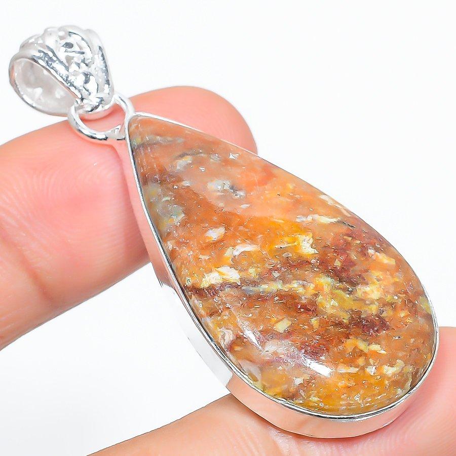 Подвеска из стерлингового серебра 925 пробы с натуральным шовным агатом ручной работы 2,13 дюйма C9N86
Подвеска из стерлингового серебра 925 пробы с натуральным шовным агатом ручной работы 2,13 дюйма C9N86