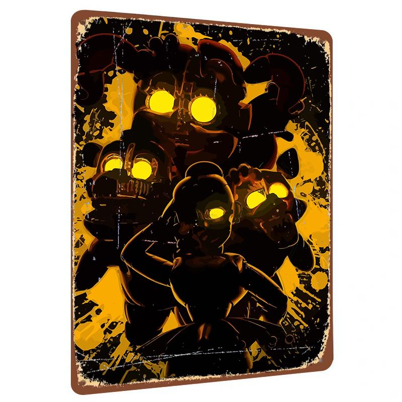 Five Nights at Freddys FNAF Characters Metal Wall Art Decor for Game Room Horror Theme Home Decoration 20x30cm(7.8x11.8inch)
Five Nights at Freddys FNAF Characters Metal Wall Art Decor for Game Room Horror Theme Home Decoration 20x30cm(7.8x11.8inch)