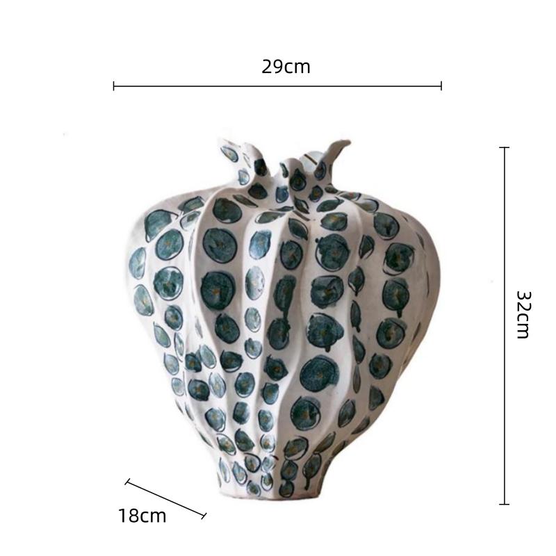 Ceramic Vase Pleated Flower Bud Flowerpot Flower Arrangement Accessories Flower Vase Porcelain Terrarium Home Decoration
Ceramic Vase Pleated Flower Bud Flowerpot Flower Arrangement Accessories Flower Vase Porcelain Terrarium Home Decoration